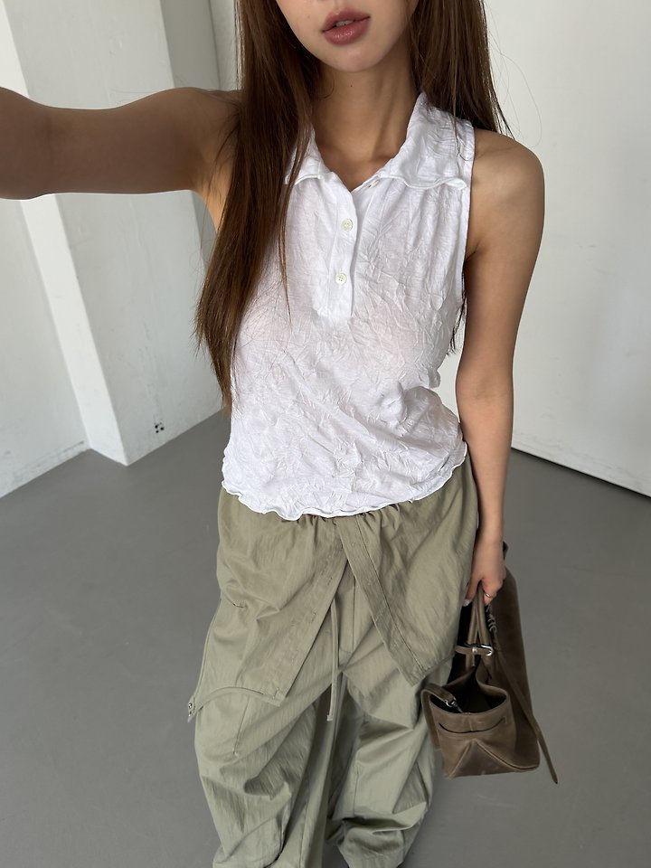 Baguette - Korean Women Fashion - #thelittlethings - Hour Collar Tee - 6