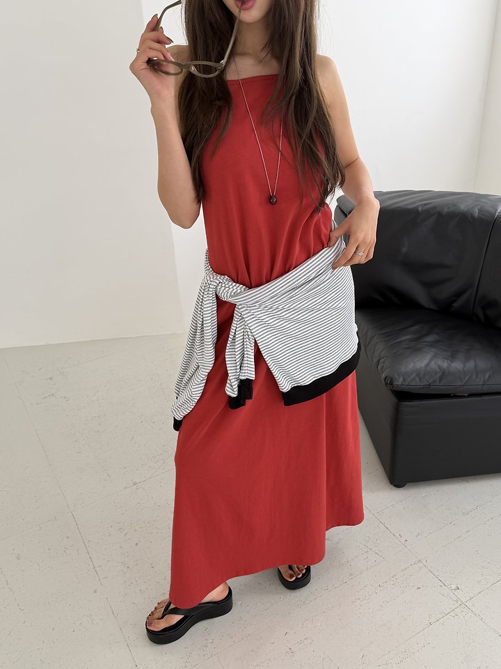 Baguette - Korean Women Fashion - #vintageinspired - Maxi One-piece - 10