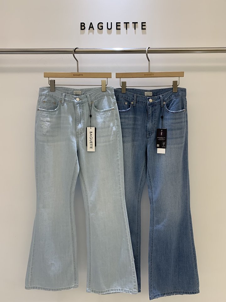 Baguette - Korean Women Fashion - #vintageinspired - Summer Low Bootcut Pants