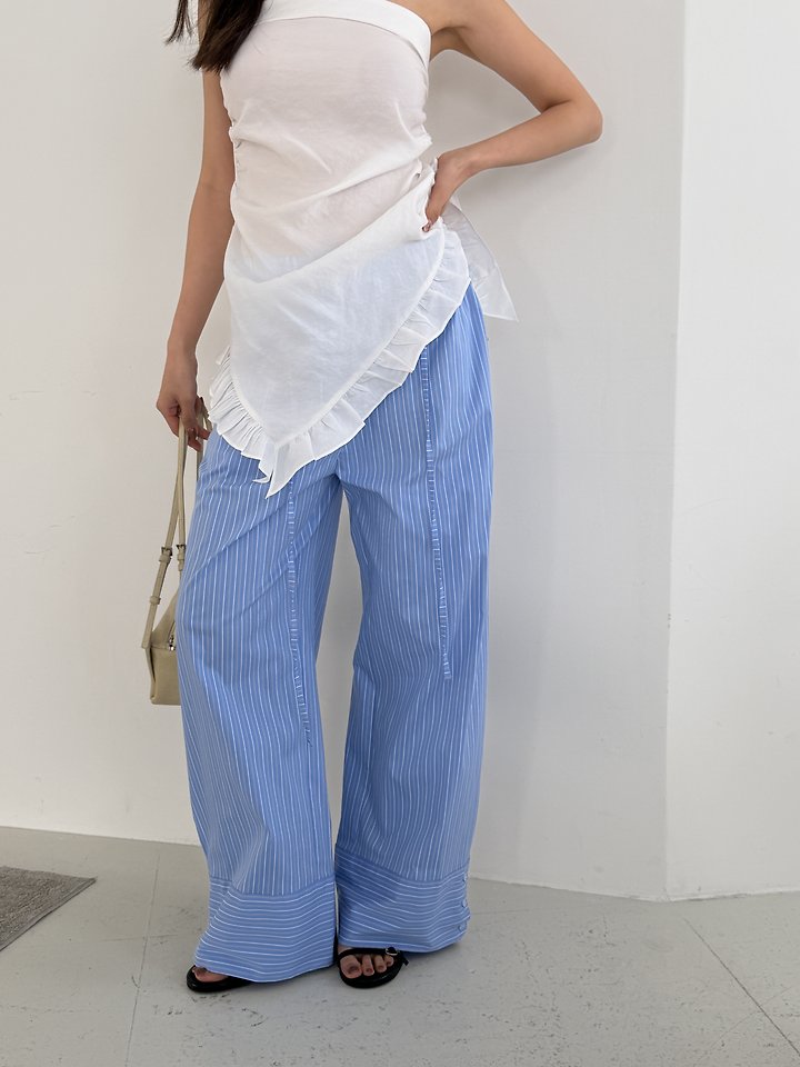 Baguette - Korean Women Fashion - #vintagekidsstyle - Newtro Pants - 10