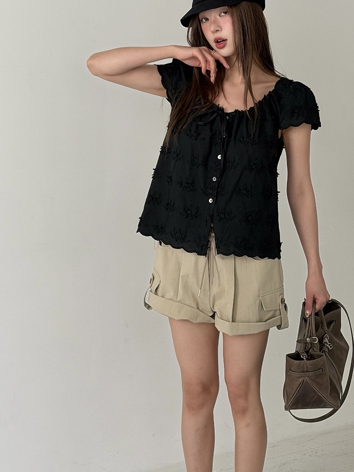 Baguette - Korean Women Fashion - #womensfashion - Motif Blouse - 7
