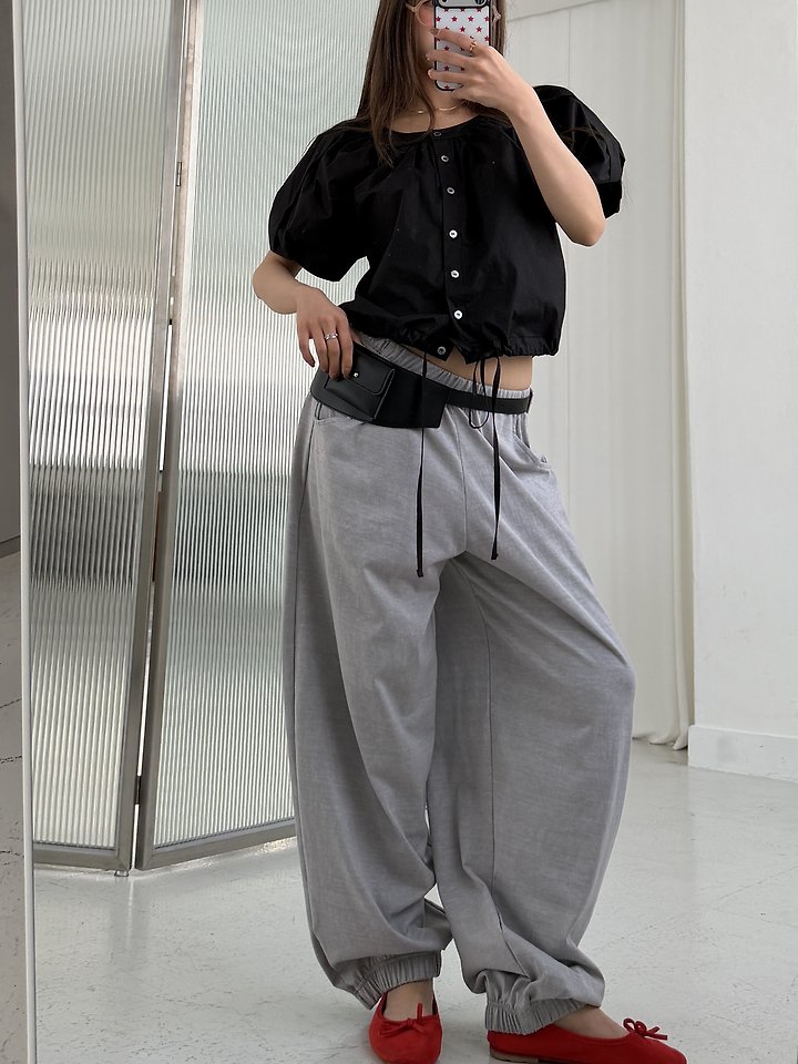 Baguette - Korean Women Fashion - #womensfashion - Peach Jogger Pants - 2