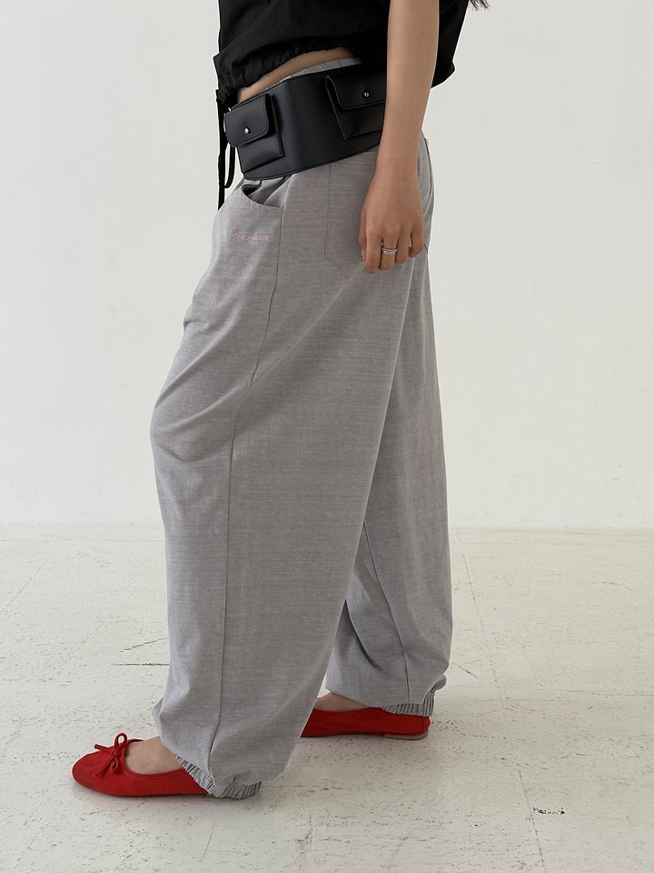 Baguette - Korean Women Fashion - #momslook - Peach Jogger Pants - 4