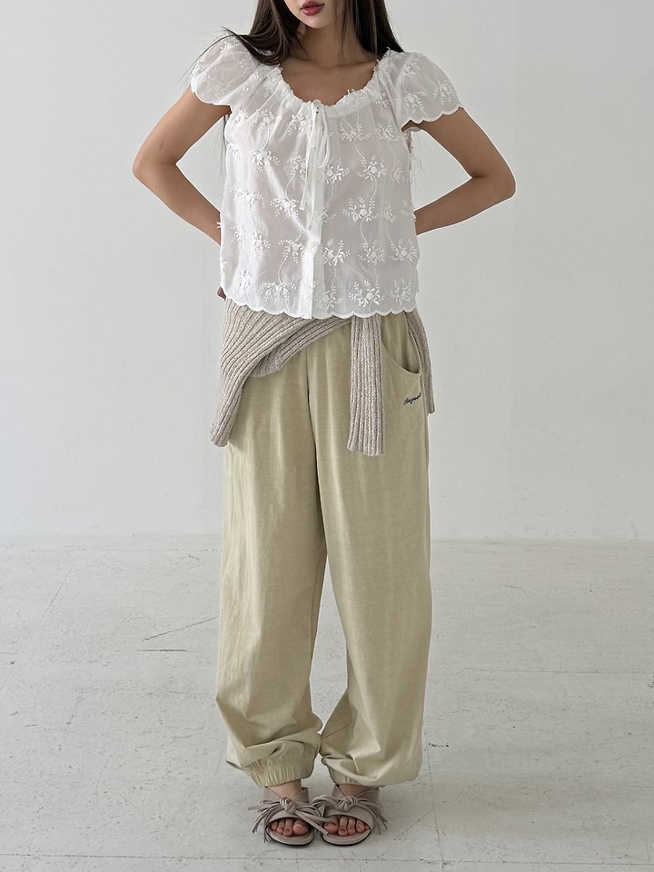 Baguette - Korean Women Fashion - #womensfashion - Peach Jogger Pants - 6
