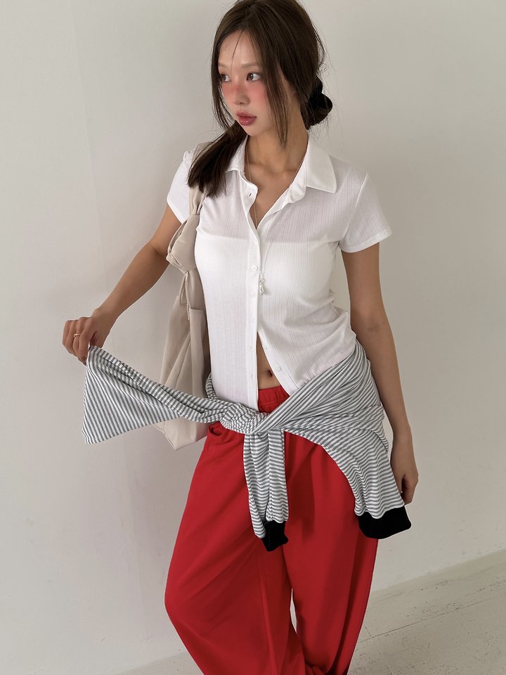 Baguette - Korean Women Fashion - #womensfashion - Mimi Collar Cardigan - 5