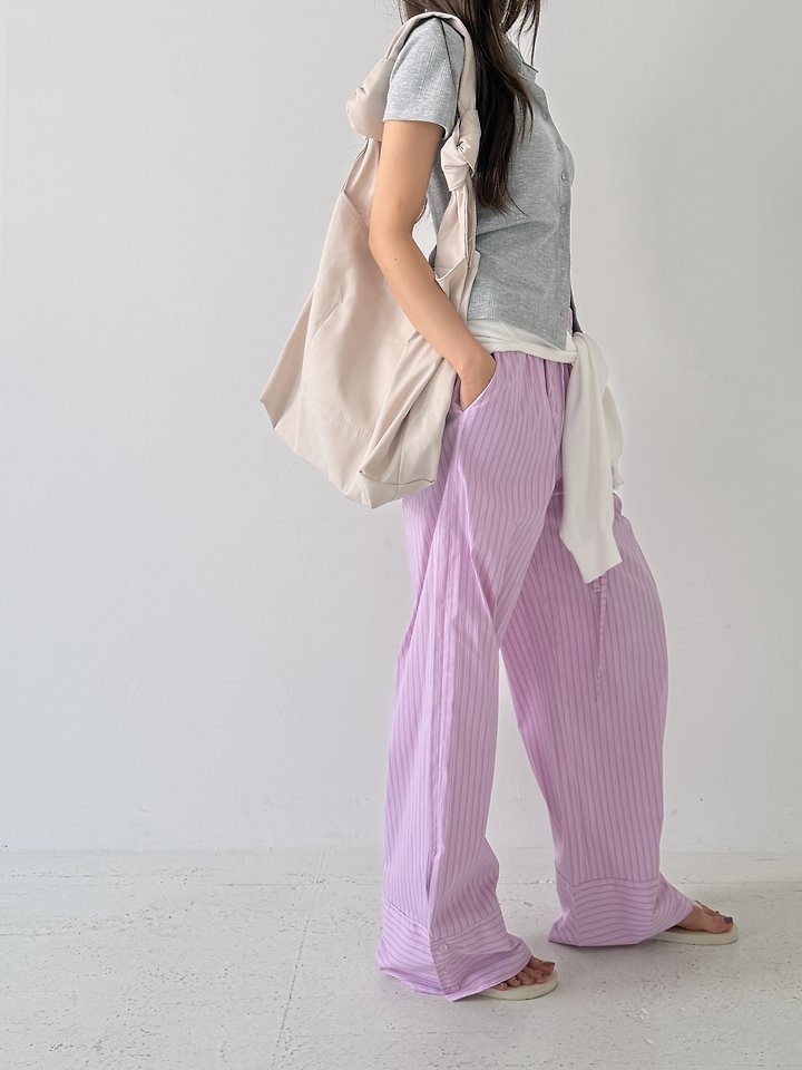 Baguette - Korean Women Fashion - #momslook - Newtro Pants - 4
