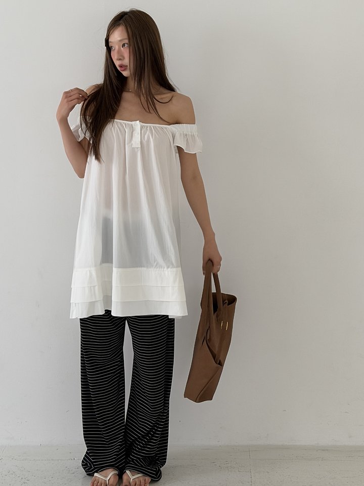 Baguette - Korean Women Fashion - #womensfashion - Striped Jogger Pants - 8