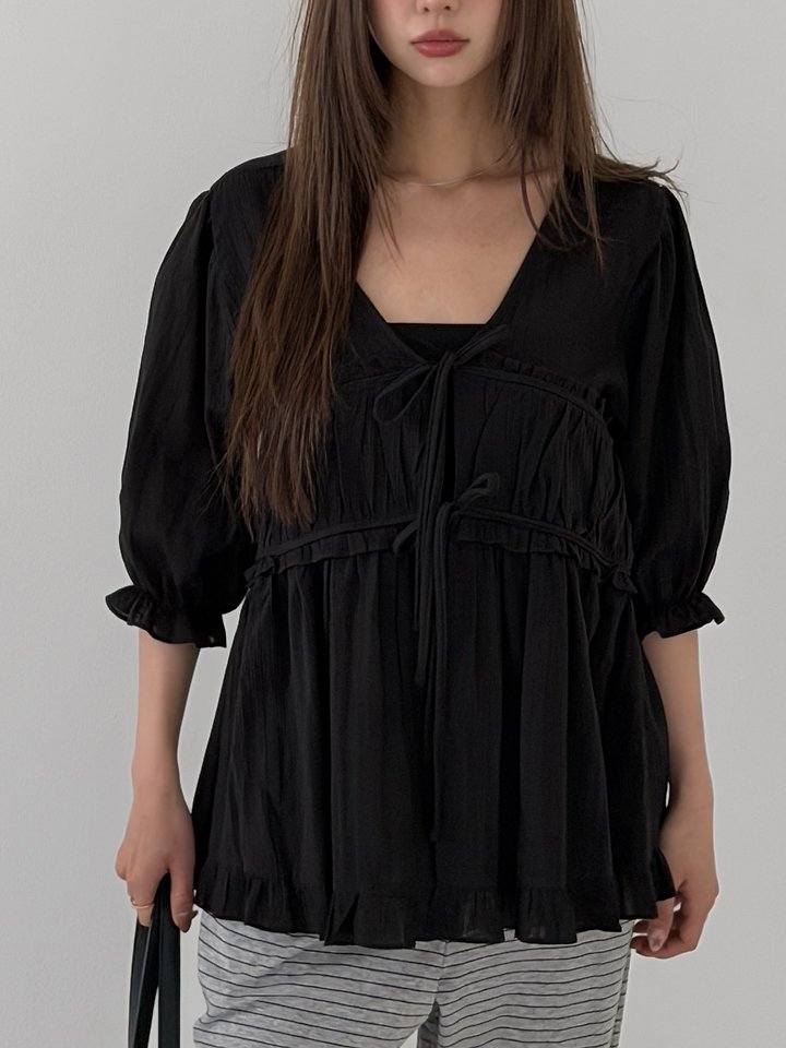 Baguette - Korean Women Fashion - #womensfashion - Shasha Blouse - 10