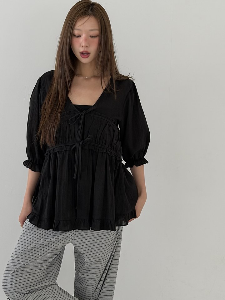 Baguette - Korean Women Fashion - #womensfashion - Shasha Blouse - 12
