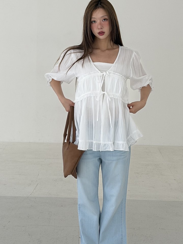 Baguette - Korean Women Fashion - #womensfashion - Shasha Blouse - 2