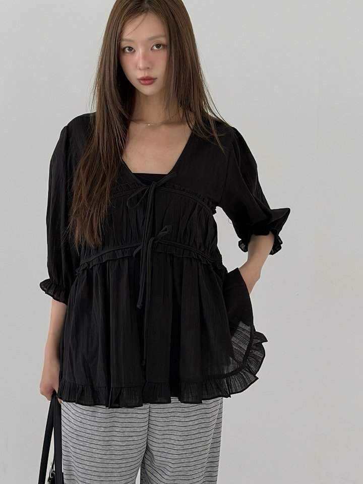 Baguette - Korean Women Fashion - #womensfashion - Shasha Blouse - 8