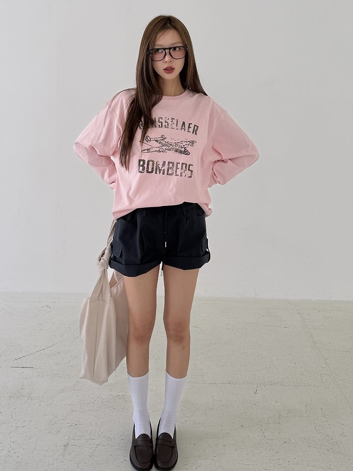 Baguette - Korean Women Fashion - #womensfashion - Fly Sweatshirt Tee - 2