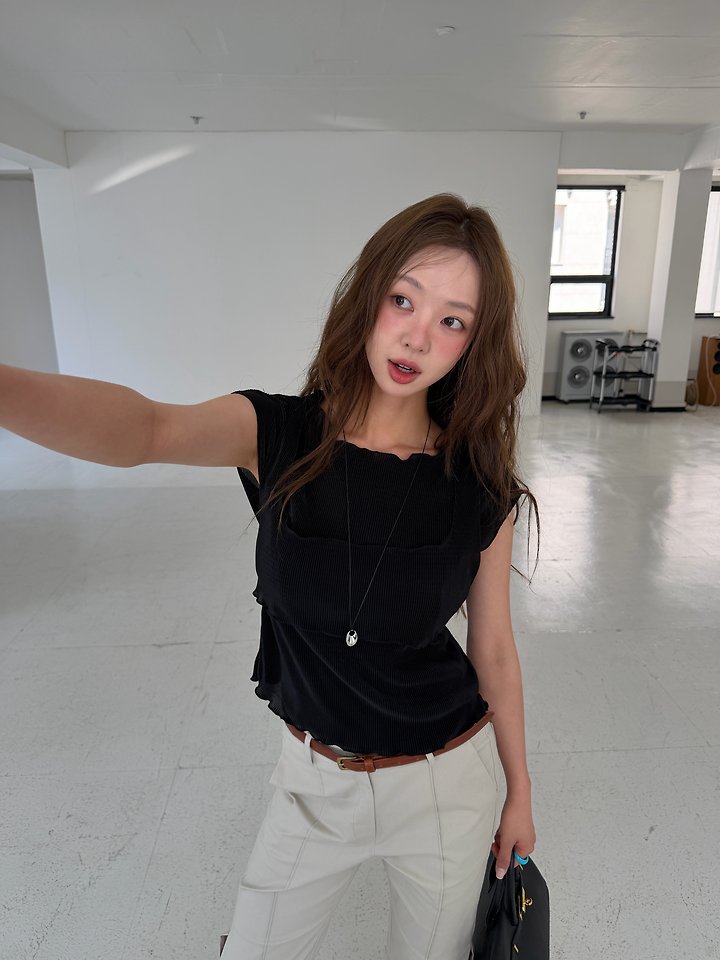 Baguette - Korean Women Fashion - #womensfashion - Wave Tee - 10