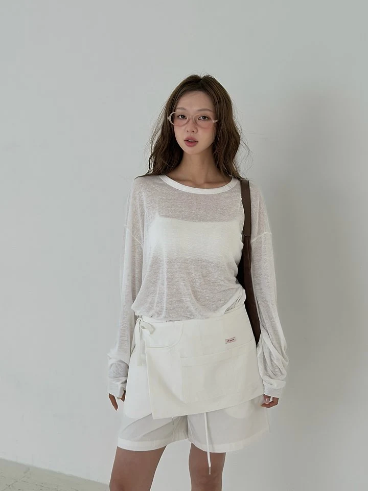 Baguette - Korean Women Fashion - #womensfashion - Summer Basic Side-Slit Tee - 2