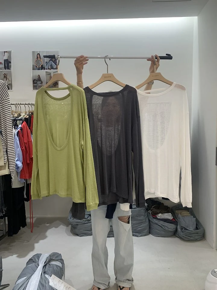 Baguette - Korean Women Fashion - #womensfashion - Summer Basic Side-Slit Tee - 8