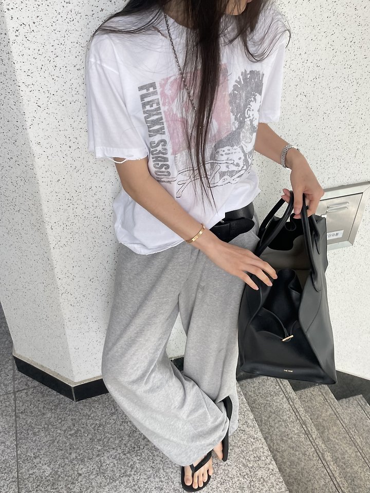 Baguette - Korean Women Fashion - #womensfashion - Alex Vintage Tee - 11