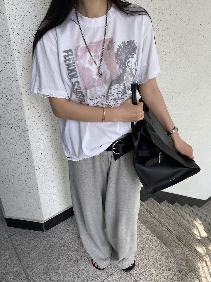 Baguette - Korean Women Fashion - #womensfashion - Alex Vintage Tee - 9