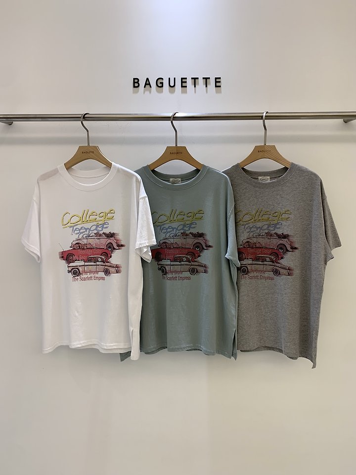 Baguette - Korean Women Fashion - #womensfashion - Circuit Tee