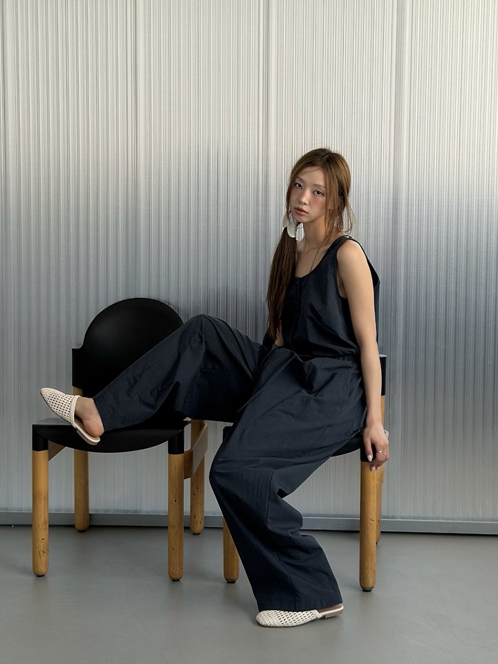 Baguette - Korean Women Fashion - #womensfashion - Crew Jumpsuit - 9