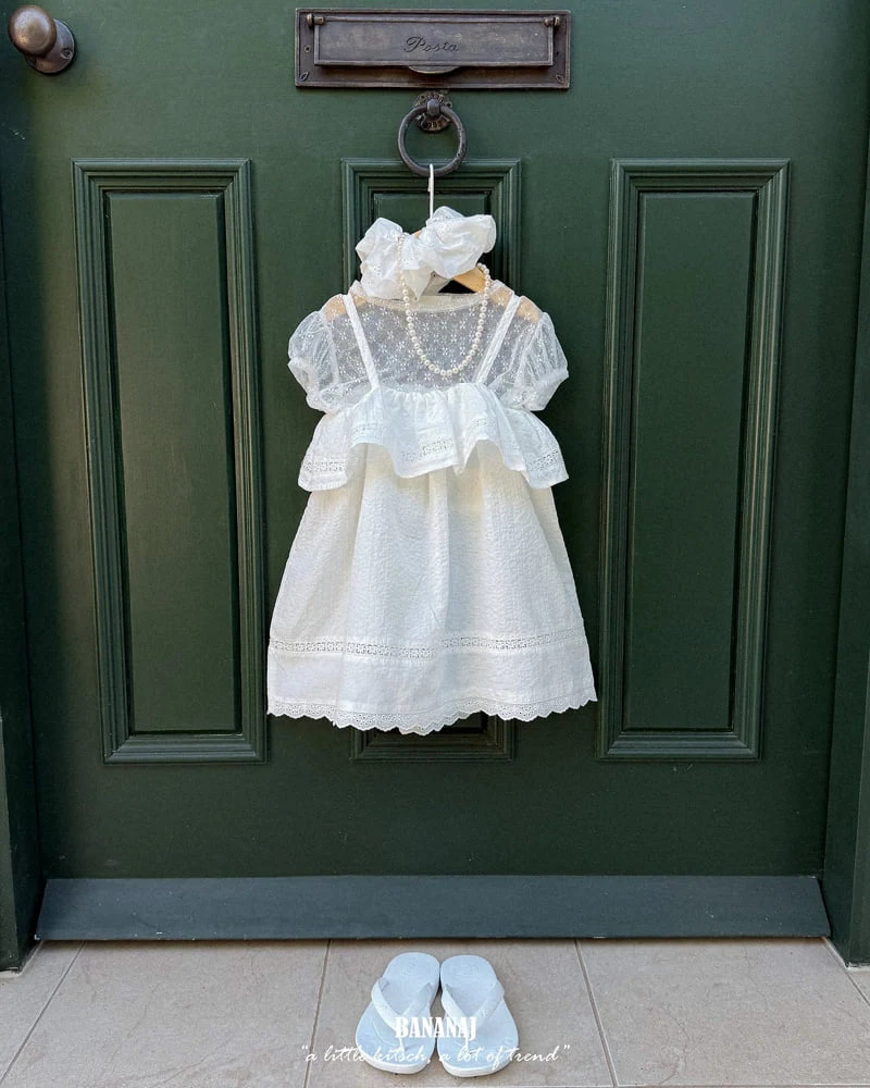 Banana J - Korean Children Fashion - #childrensboutique - Miu Lace Top - 3