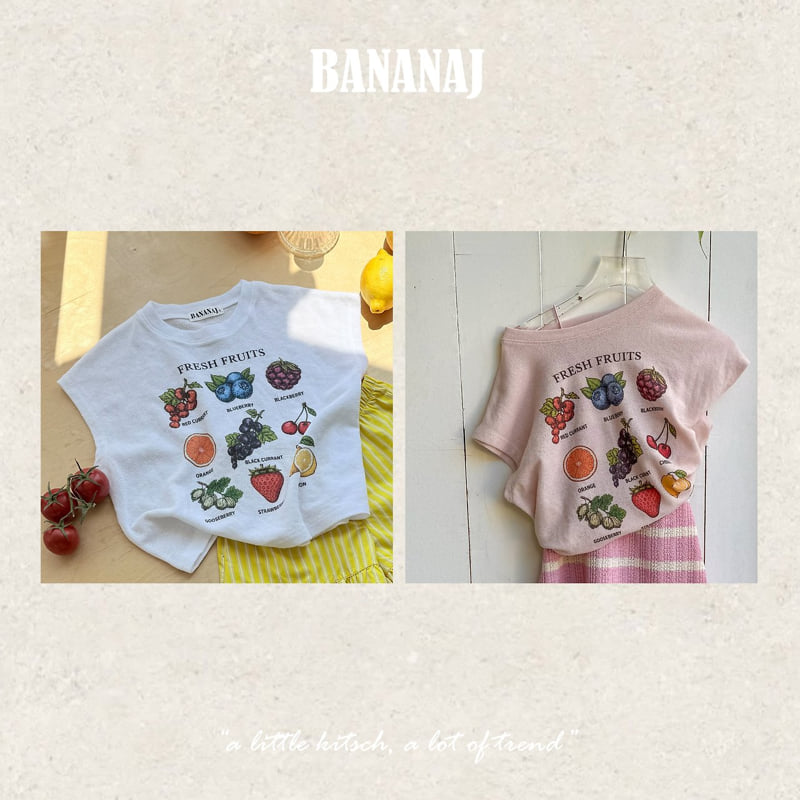Banana J - Korean Children Fashion - #designkidswear - Wendy Fresh Tee