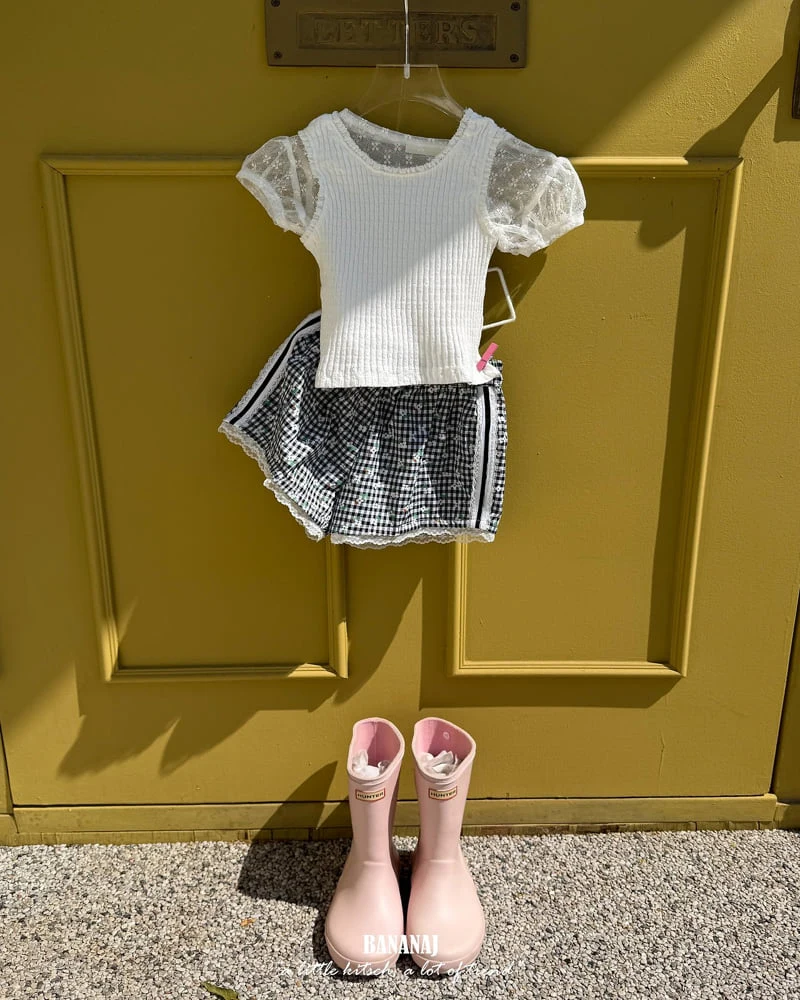 Banana J - Korean Children Fashion - #childrensboutique - Miu Lace Top - 4