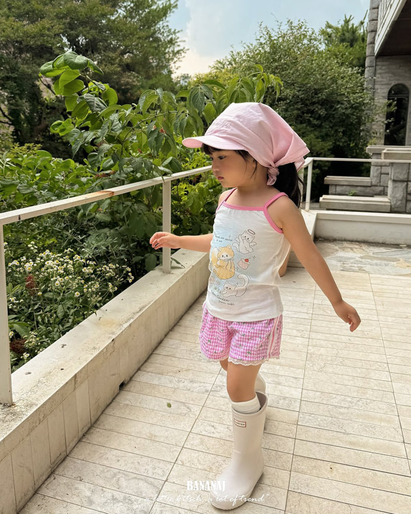 Banana J - Korean Children Fashion - #discoveringself - Dina Kitten Sleeveless Top - 7