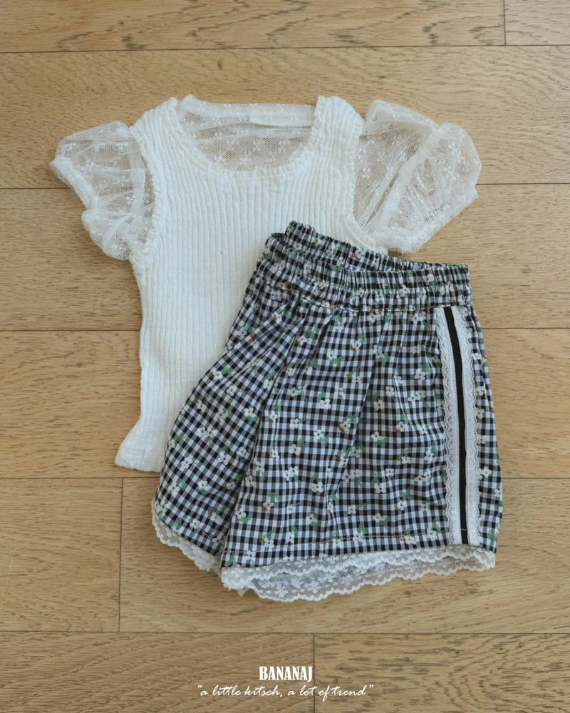 Banana J - Korean Children Fashion - #discoveringself - Miu Lace Top - 5