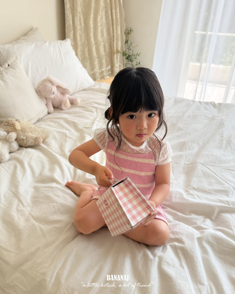 Banana J - Korean Children Fashion - #fashionkids - Miu Lace Top - 6