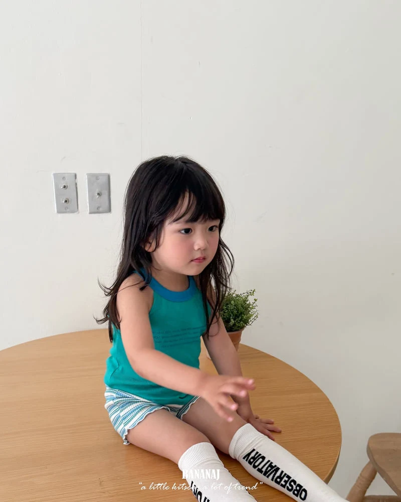 Banana J - Korean Children Fashion - #kidsshorts - Wrinkle Top - 3