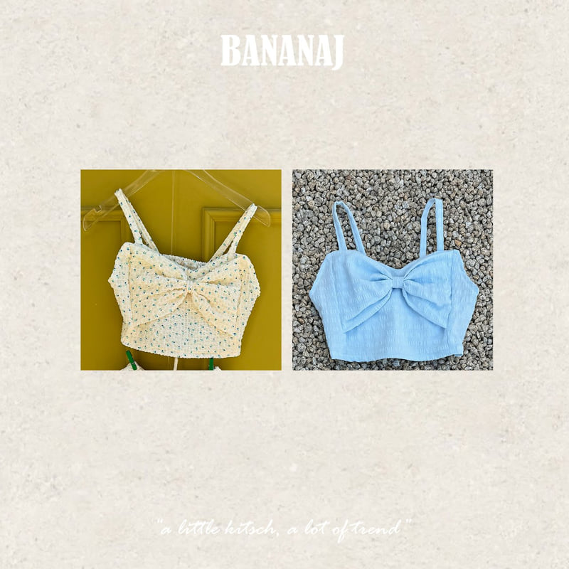 Banana J - Korean Children Fashion - #kidsshorts - Tinkerbell Ribbon Top