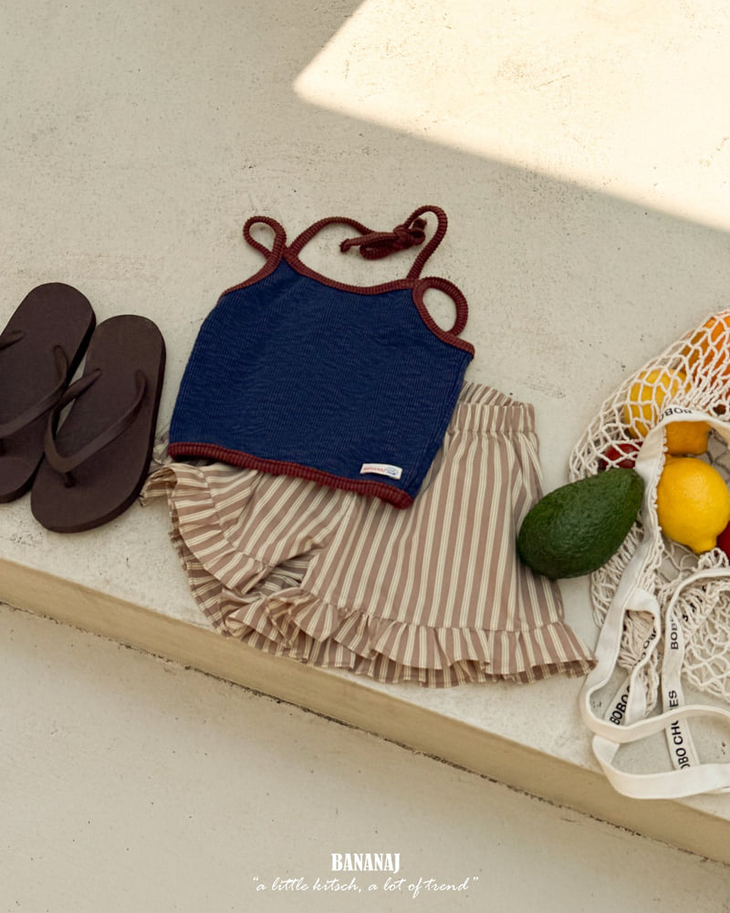 Banana J - Korean Children Fashion - #kidsshorts - Laura Stripe Pants - 3