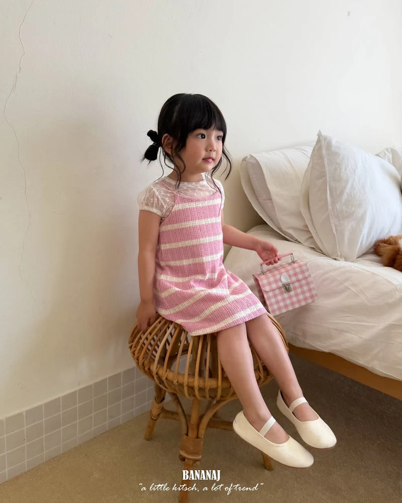 Banana J - Korean Children Fashion - #kidsstore - Miu Lace Top - 8