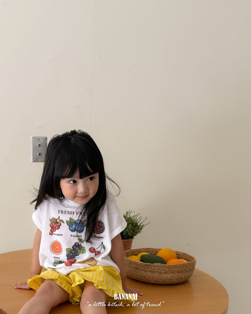 Banana J - Korean Children Fashion - #kidzfashiontrend - Wendy Fresh Tee - 6
