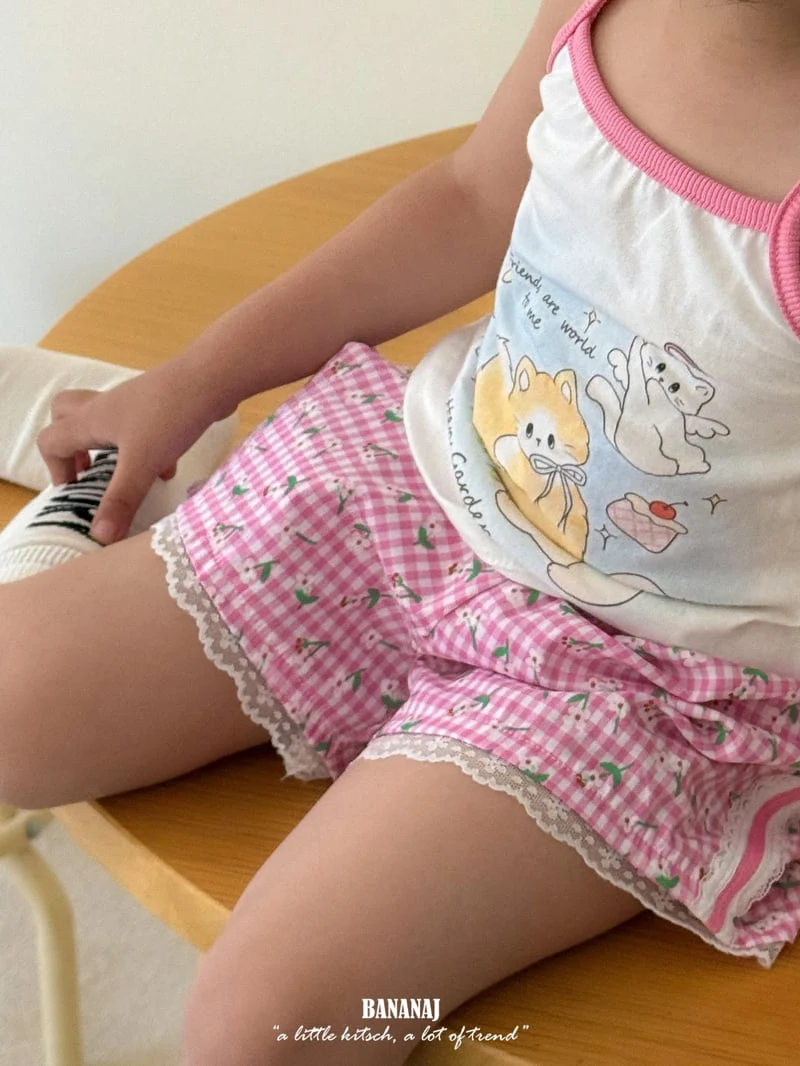 Banana J - Korean Children Fashion - #kidzfashiontrend - Dina Kitten Sleeveless Top - 11
