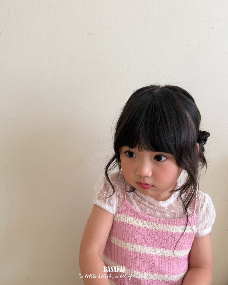 Banana J - Korean Children Fashion - #kidzfashiontrend - Miu Lace Top - 9