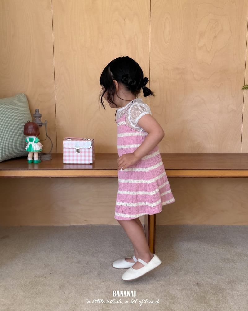 Banana J - Korean Children Fashion - #littlefashionista - Miu Lace Top - 11