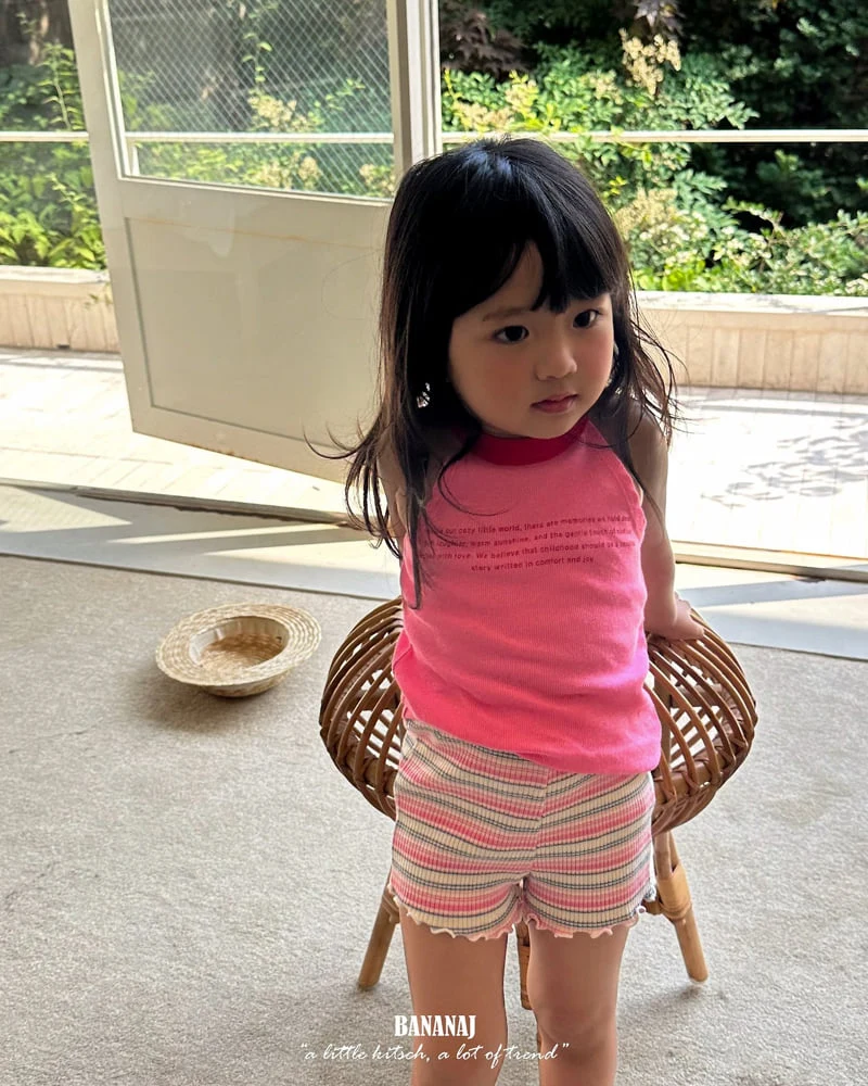 Banana J - Korean Children Fashion - #magicofchildhood - Wendy Ribbed Shorts - 4