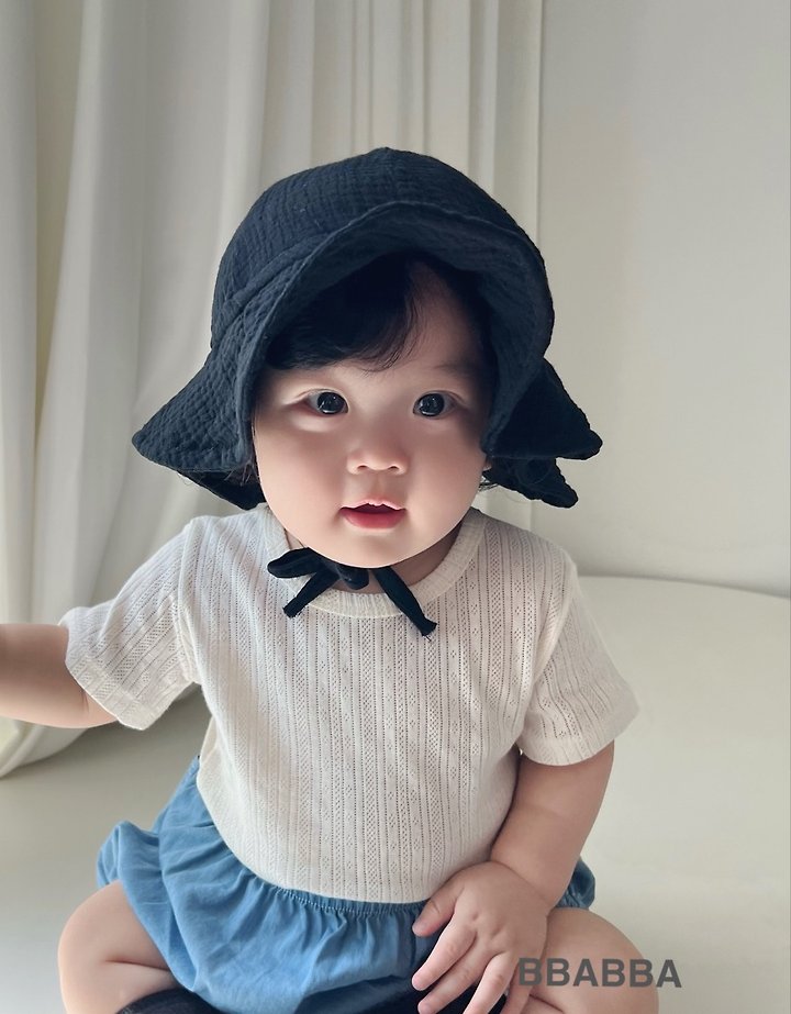 Bbabba - Korean Baby Fashion - #babyboutique - Eyelet Tee - 8