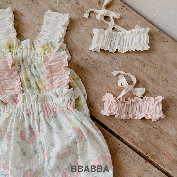 Bbabba - Korean Baby Fashion - #babyboutiqueclothing - Rene Frill Headband Set (Baby) - 9
