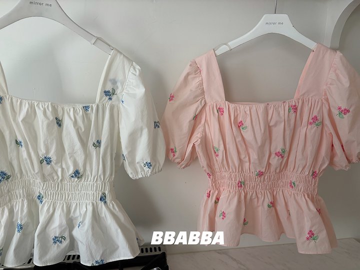 Bbabba - Korean Baby Fashion - #babyboutiqueclothing - Violet Floral Embroidered Suit - 9