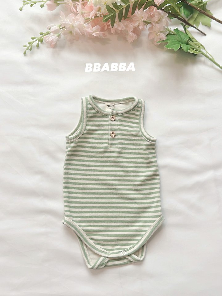Bbabba - Korean Baby Fashion - #babyboutiqueclothing - Bon Sleeveless Suit - 6