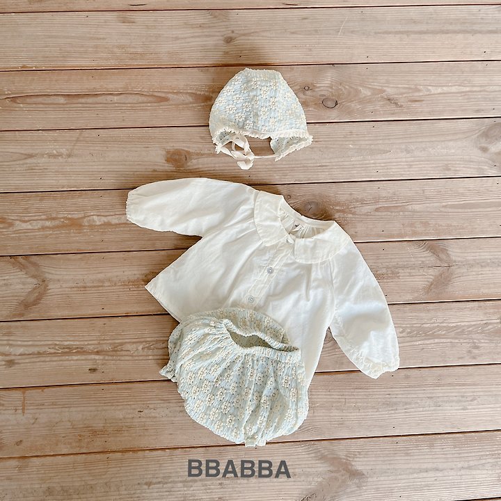 Bbabba - Korean Baby Fashion - #babyboutiqueclothing - I Love Lace Bonnet (Baby) - 4