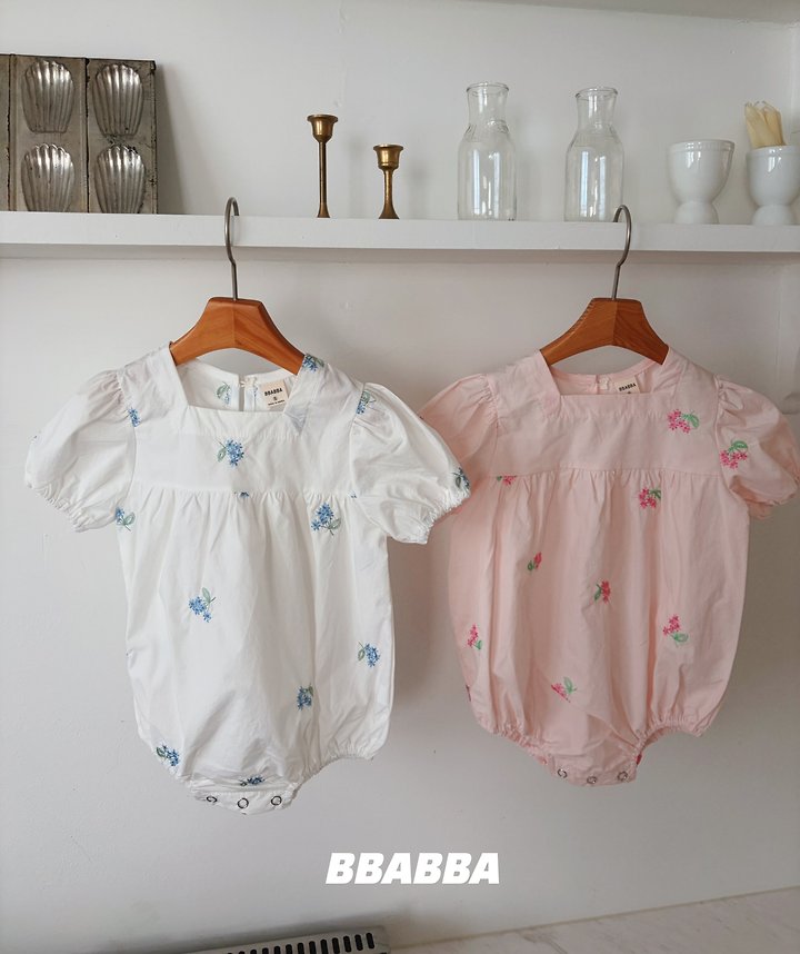 Bbabba - Korean Baby Fashion - #babyfashion - Violet Floral Embroidered Suit - 11