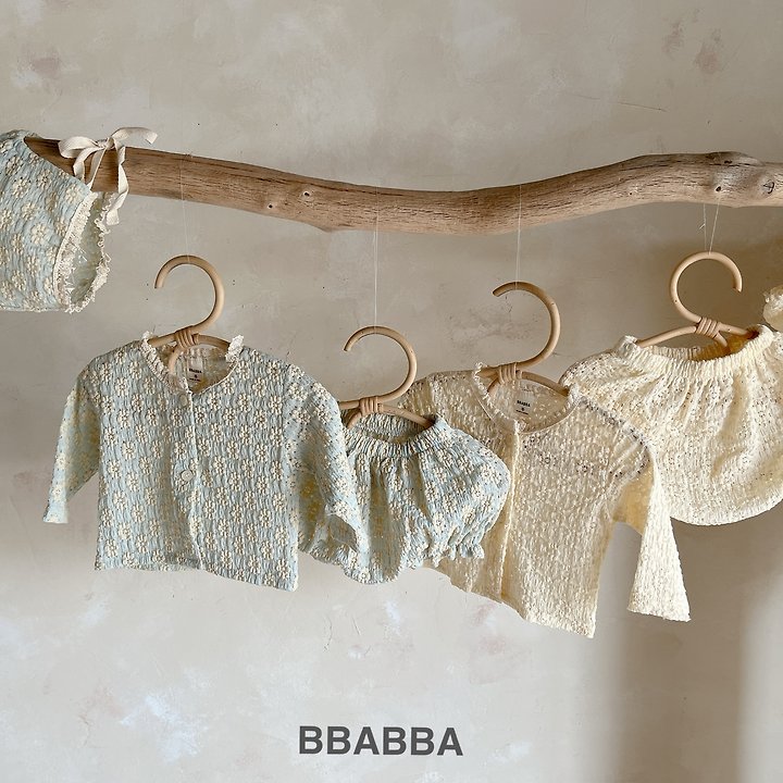 Bbabba - Korean Baby Fashion - #babyfashion - I Love Lace Cardigan (Baby) - 3
