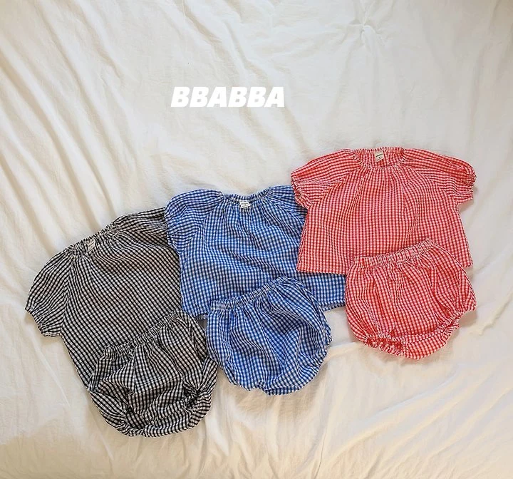 Bbabba - Korean Baby Fashion - #babyfever - Fruit Check Bonnet - 2