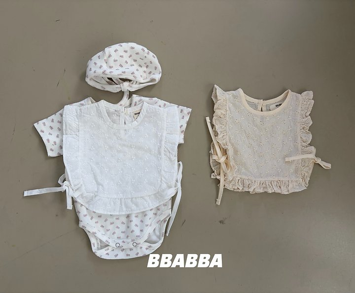 Bbabba - Korean Baby Fashion - #babygirlfashion - Fiore Floral Suit (Bonnet Set) - 9