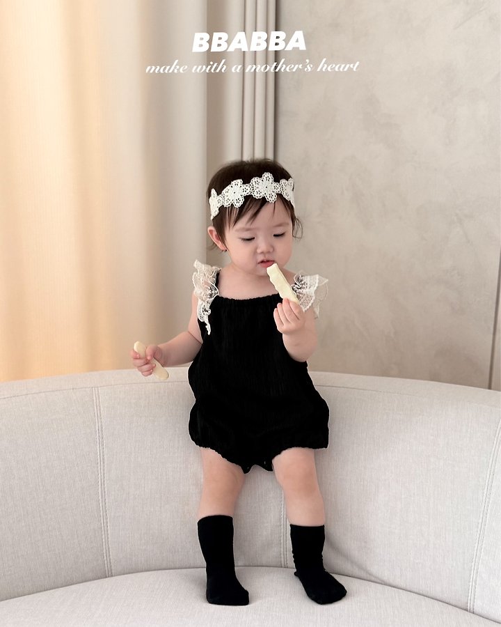 Bbabba - Korean Baby Fashion - #babylifestyle - Issue Lace Suit - 2