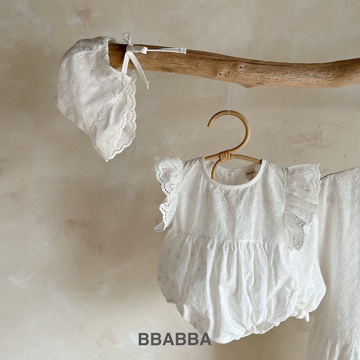 Bbabba - Korean Baby Fashion - #babylifestyle - Angel Suit (Bonnet Set)