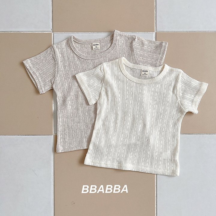 Bbabba - Korean Baby Fashion - #babyoninstagram - Eyelet Tee